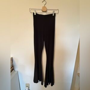Stretchy High Waisted Flare Pants
